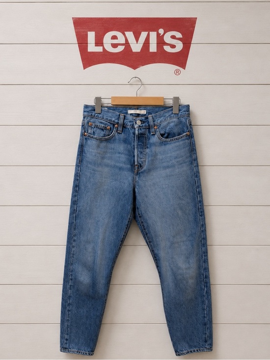 Levi's Denim - LEVI’S – BLUE WEDGIE STRAIGHT JEANS – SIZE 27